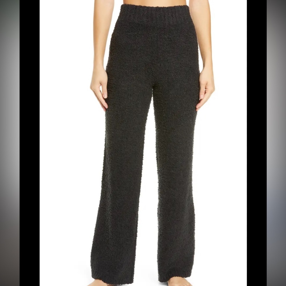 NWT SKIMS Cozy Legging Black Soft Knit Pants Sz M